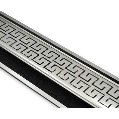 rinne inox style line luxury - venice 2 rinne luxury ret. l 485 mm venice 2 voll inox gravur venice 2