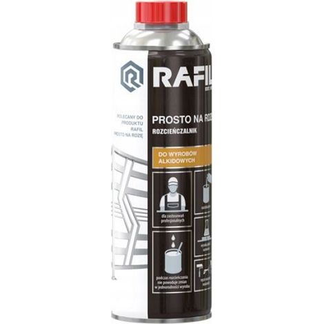 Diluant Pour Apprêt Antirouille - Compatible Avec Apprêts Émail Métal - Usage Extérieur - 0,5 L