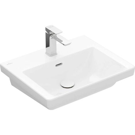 Villeroy & Boch Subway 3.0, lavabo rectangulaire, 1 trou pour (1/3)