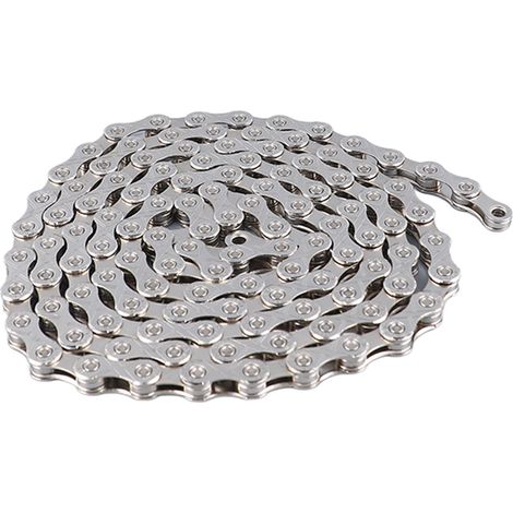 Versilberte 10-Gang-Mountainbike-Kette, Rennradkette aus Kohlenstoffstahl, Fahrradzubehör (1/5)