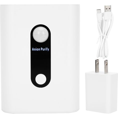 Purificateur d'air intelligent à induction portable, nettoyeur déodorisant à ozone, prise US 100-240V. (1/5)