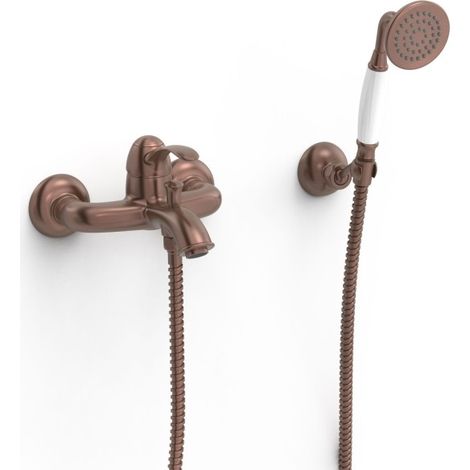 Mitigeur mural pour baignoire et douche Tres Clasic Volcanic - TRES 24217001VO