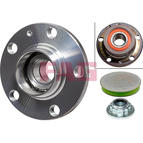 Kit de roulements de roue FAG 713 6110 20 SEAT 6RD501611