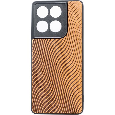 Custodia in legno Bewood per Motorola Edge 60 Pro 5G WAVES MERBAU (1/2)