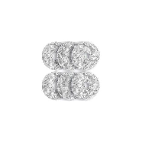 Chiffon pour Ecovacs T30 PRO OMNI, 6 Pièces Chiffons Mop de Remplacement Lavables pour DEEBOT T30 OMNI T30S T30S PRO T30S COMBO T3 (1/5)