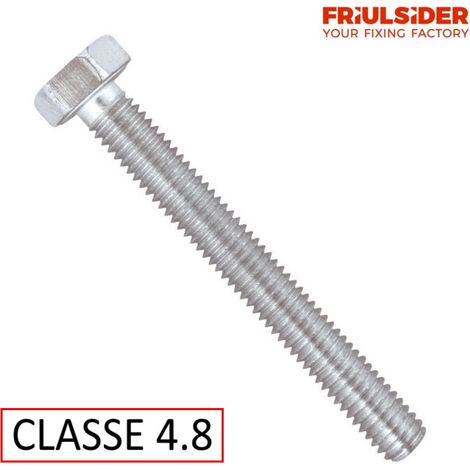 BULLONE TESTA ESAGONALE CLASSE 4.8 ZINCATO  DIAMETRO 6 MM - LUNGHEZZA 20 MM (1/2)