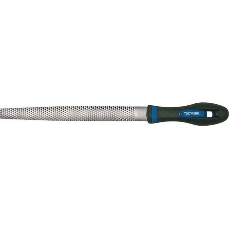 TECWERK Holzraspel DIN 7263 C L.200mm Q.20x5,5mm Hieb 2 halbrd.2K-Ergo TECWERK