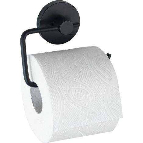 Porte-papier toilette MILAZZO Vacuum-Loc, noir, WENKO (1/6)