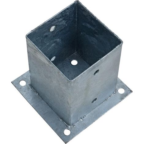 Aufschraubhülse Pfostenhülse Pfostenträger Bodenhülse Aufschraubbodenhülse Hülse 121x150 mm