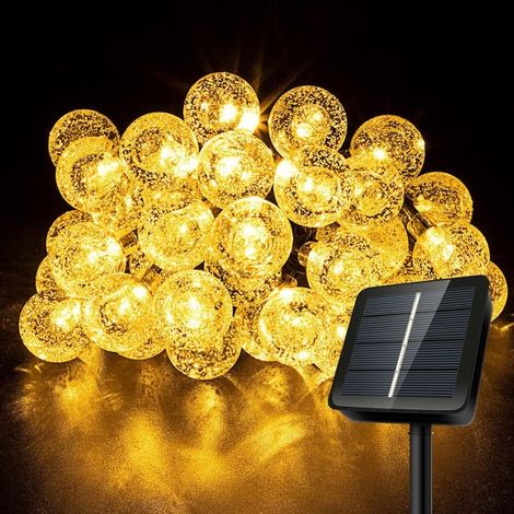 Guirlande lumineuse LED Extérieur et Intérieur, 6M Vintage Guirlande électrique avec corde de chanvre, 20 ampoules LED 8 modes Déco pour jardins Fête Balcon Chambre