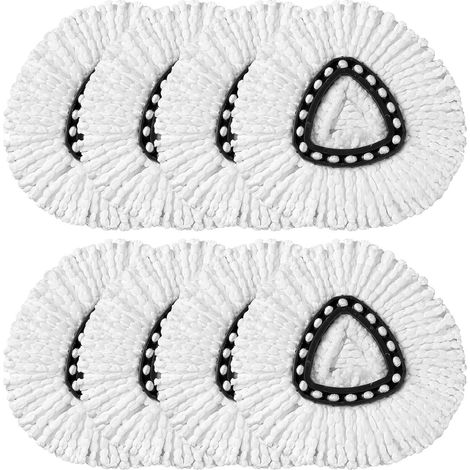 Kompatibel mit O-Cedar EasyWring Ersatzköpfen (8er-Pack) – Waschbare Moppbezüge – Leicht zu reinigen (1/5)