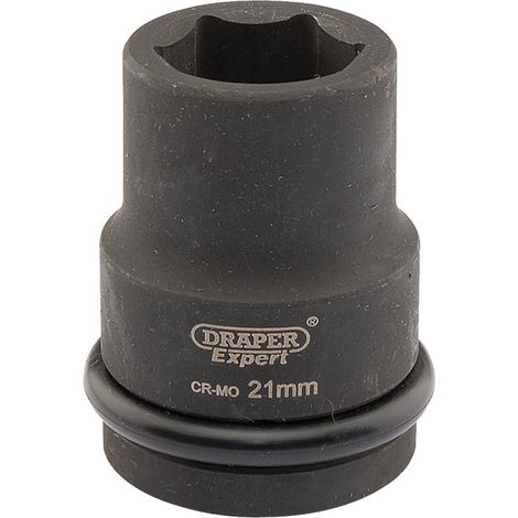 Draper 21mm Hi-Torq® Impact Socket for 3/4-Inch Square Drive, Metric, Heavy-Duty Impact Tool (1/5)
