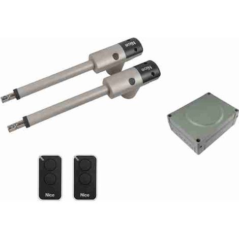 Nice TOO3024KLT - Kit für l'Automatisierung von Flügeltore mit ante bis zu für 3 m und 300 Kg, 24 Vdc. Kompatibel mit il System Solemyo.