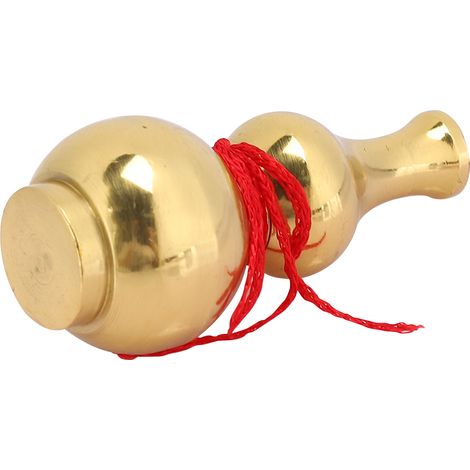 Gourde en laiton pour attirer l'argent, Feng Shui, ornement porte-bonheur, artisanat bouddhiste (1/5)