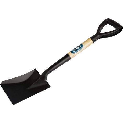 rond point Mini pelle avec manche en bois, noir, 15073, 0 voltsV