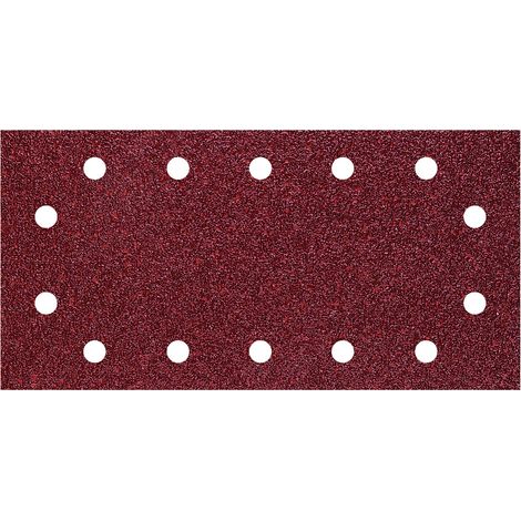 Hojas adhesivas para lijadoras orbitales. Wolfcraft 115 x 230 mm 1990000 (1/2)
