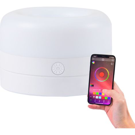 Magnetisches Nachtlicht Portabel Intelligente App RGB Licht Kreative Deko Weiße Basis