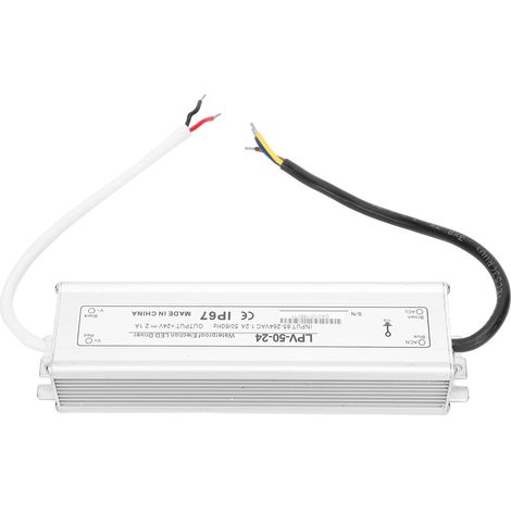 Wasserdichtes Netzteil von BERM, Steuertransformator aus Aluminiumlegierung, 24 V DC, 50 W, LPV-50-24 (1/5)