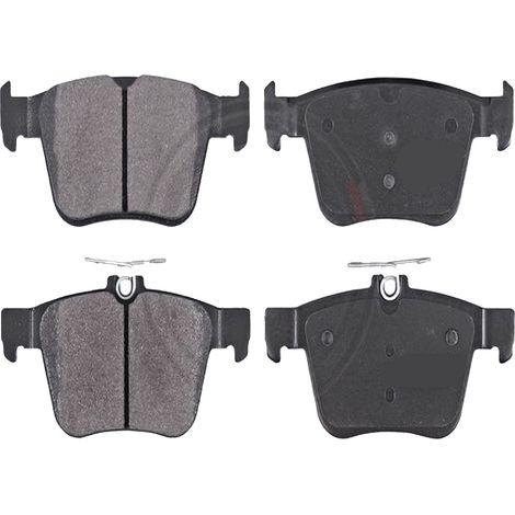 KIT PASTIGLIE FRENO POSTERIORI compatibile con SKODA KAROQ (NU7) / PASTIGLIE FRENANTI AUTO OEM P 85 125, / SOSTITUZIONE DIRETTA / BASSA POLVERE / SILENZIOSO (1/4)