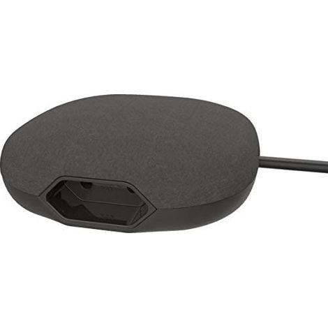 Brennenstuhl Estilo regleta negra 575 vatios cable de 3 m