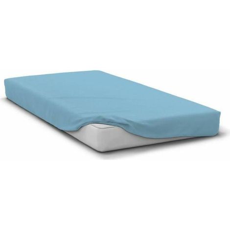 home-linge-passion Copriletto in Microfibra Blu Cielo 160x200 cm