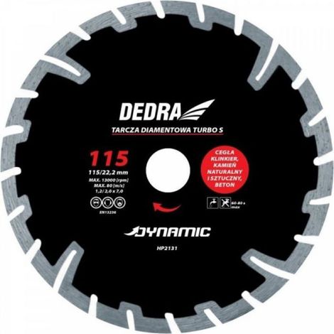Disque De Découpe - 230 Mm - Turbo Diamant - Pour Pierre Et Béton - 1 Pièce