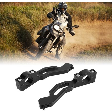 Kit de montaje de protectores de manos de aluminio negro para motos de nieve Polaris 600/800/850