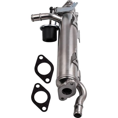 Enfriador de válvula EGR, material de aluminio, dimensiones 14,5 cm x 8 cm x 4 cm, compatible con una gama de modelos de coches compactos, rendimiento de eficiencia del motor, certificado según los es (1/5)