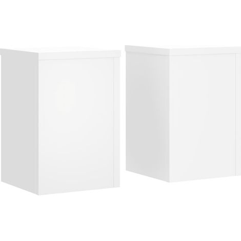 Maison Exclusive - Pflanzenständer 2 Stk. Weiß 20x20x30 cm Holzwe