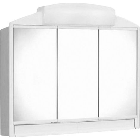 Aqualine Rano - Spiegelschrank 59x51x16 cm, weiß 541302 (1/3)