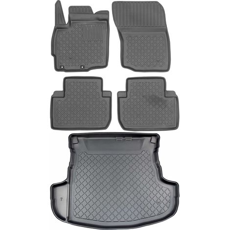 Ensemble de tapis de sol et de coffre pour Mitsubishi Outlander III SUV (à partir de septembre 2012).
