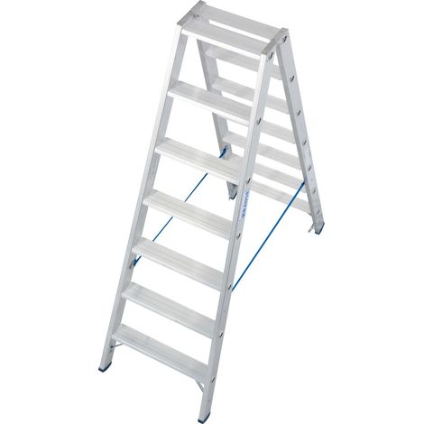 Krause Aluminium-Doppelleiter STABILO 3,20 m Doppelstufenleiter (1/3)