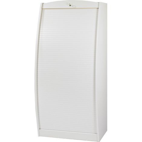 Bureau informatique à rideau contemporain 80 cm Clara (1/3)