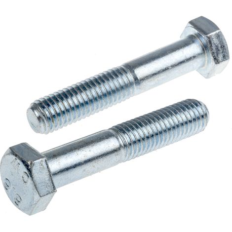 Vis à tête hexagonale, Acier Passivé, zinc, M12 x 65mm ( Prix pour Boîte de 25 )