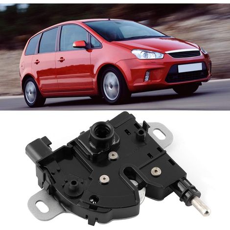 Qiilu Motorhaubenschloss, Schwarz Motorhaubenverriegelungsmechanismus für Focus/C-Max (OE: 3M5116700BC) (1/5)