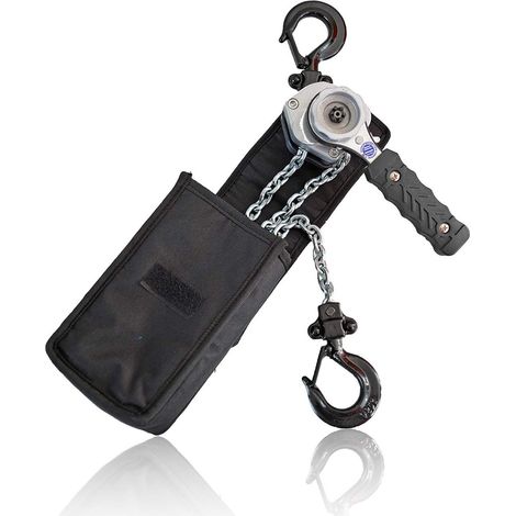 Dolezych Black Series - Mini leva a cricchetto secondo EN 13157, portata 250 kg, corsa 1,5 m
