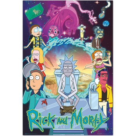 Poster rick & morty Staffel 4
