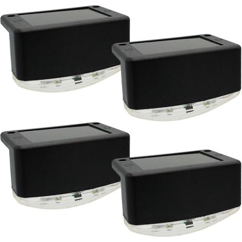 Lampes solaires d'extérieur pour terrasse, lampes solaires LED étanches pour escaliers, jardin, allée. (1/3)