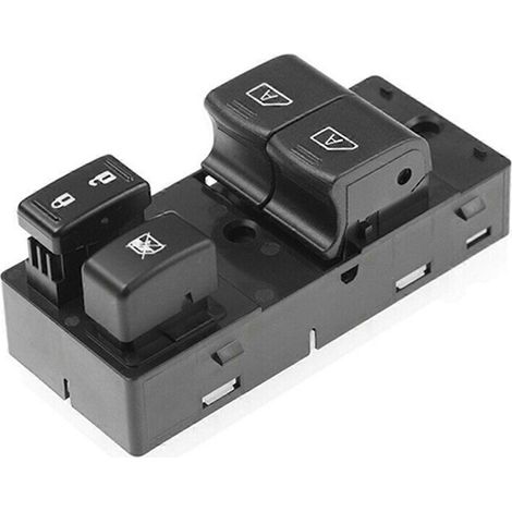 Fensterheberschalter Fahrertürschloss 25401-CD02D für Nissan-Schwarz- (1/5)