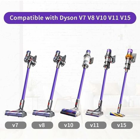 Staubsaugerzubehör, Ersatz-Verlängerungsrohr für Dyson V11 V15 V10 V7 V8 Akku-Staubsauger, Aluminium-Verlängerungsrohr (Lila)