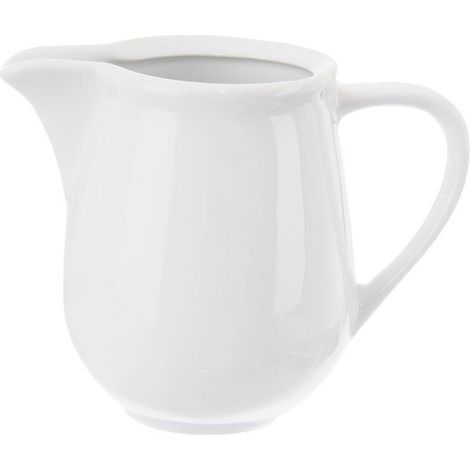 Crémier en porcelaine - ORION - 80 ml - Blanc - Compatible micro-ondes - Compatible lave-vaisselle - Design classique (1/5)