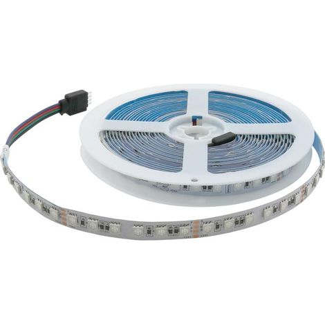IluminaShop - Tira LED 60W 24V DC SMD5050 96 LED/m 12W/m IP20 RGB (5 Metros) RGB (1/2)