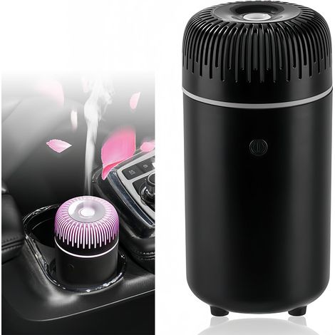 1 Diffuseur De Voiture, 100ml Humidificateur Avec Lumière Led, Mode Pulvérisation Pour Bureau Maison