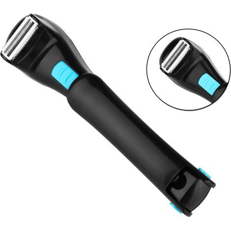 Rasoir pour le dos homme - Rasoir électrique professionnel à piles avec bras extensible ergonomique et pliable, rasage sans douleur, idéal pour le dos (1/4)