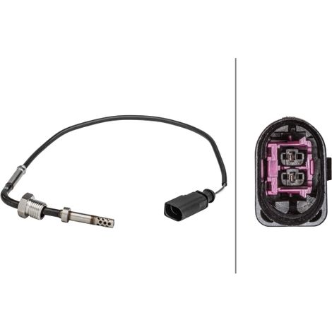 Capteur, température des gaz Hella 6PT 358 181-161 AUDI 059906088A