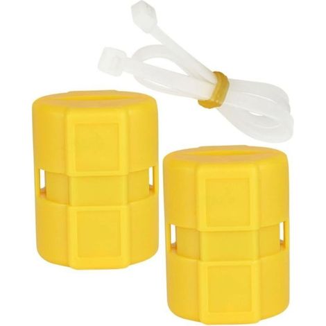 CSPARKV 2 Pièces L'économie de Carburant Économiseur Universel de à émissions Économiseur de Appareil à gaz Fourniture de Voiture Outil d'entretien Automobile Jaune (1/5)