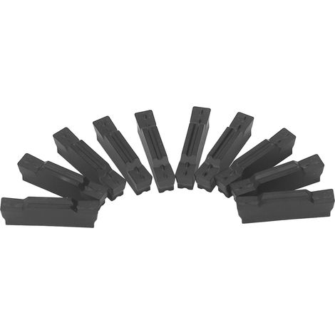 Kit de 10 plaquettes de coupe en carbure avec revêtement PVD pour fraisage CNC du métal (1/5)