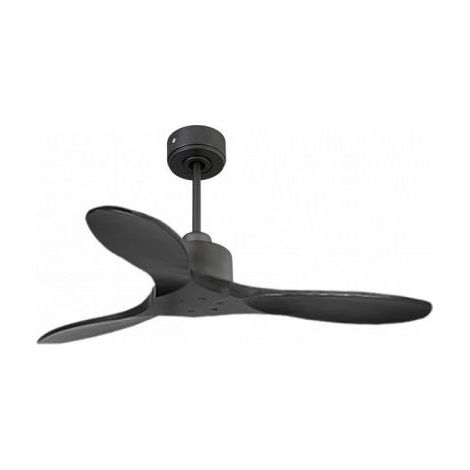 Modulo Slim de Klassfan - Ventilateur de plafond et destratificateur moteur DC basalte et bois noir 10 à 20 m² (1/4)