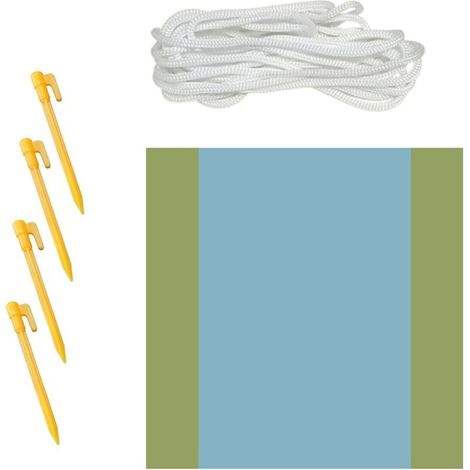 Tapis De Pique-Nique Isolation Thermique 2x2.1m Anti-UV Résistant À L'eau Et Au Sable Pour Plage Camping -KZQ (1/2)