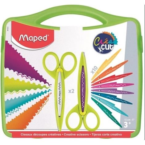 Ciseaux créatifs MAPED avec lames - Coupe précise, décoration de papier
